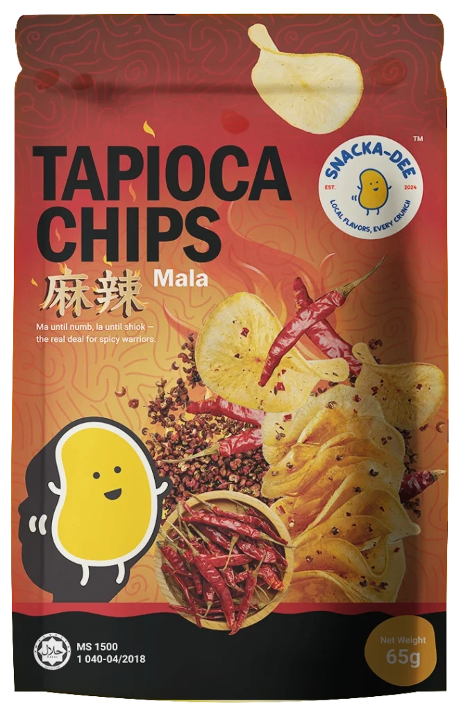 Snackadee-Mala Tapioca Chips 麻辣